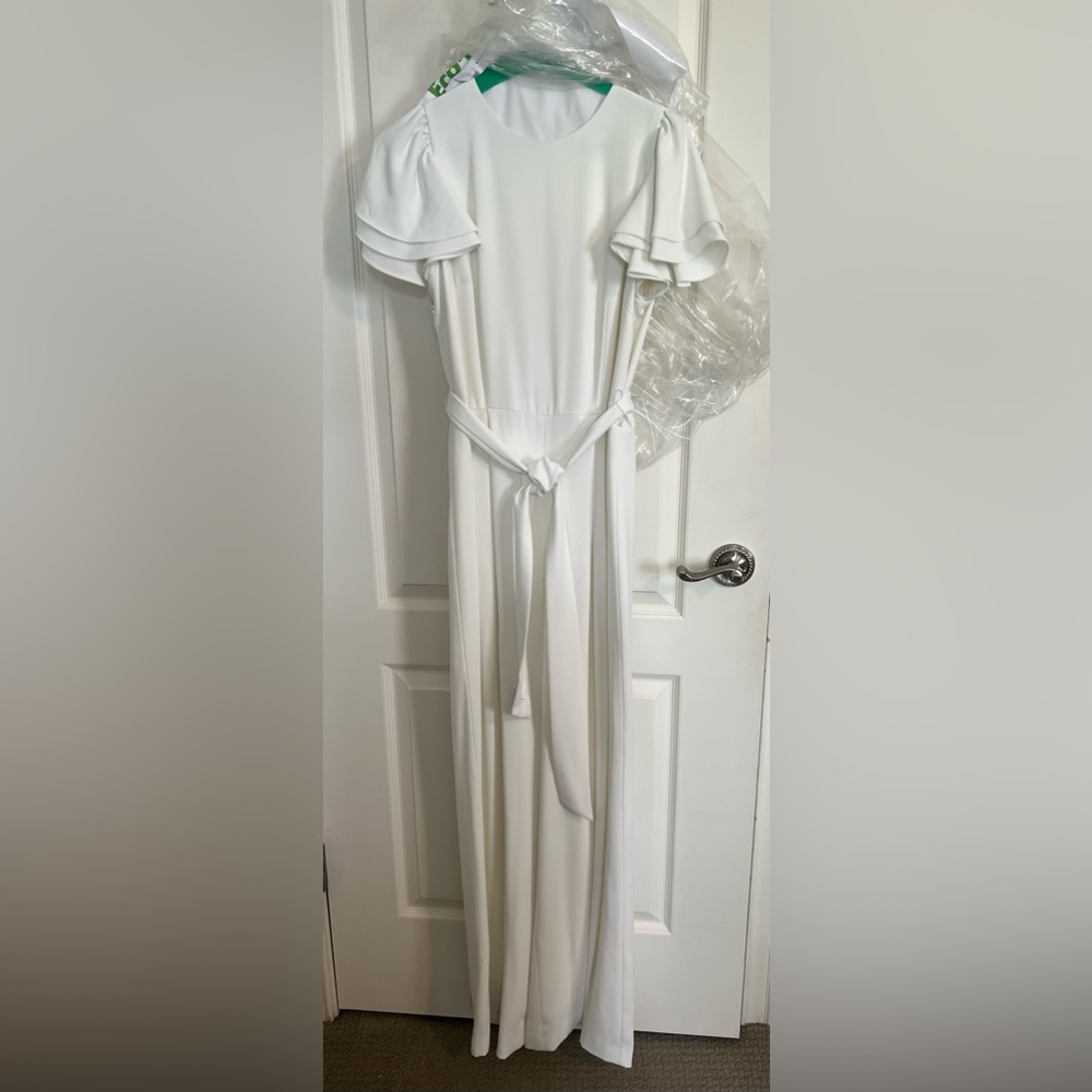 Antonio Melani white jumpsuit